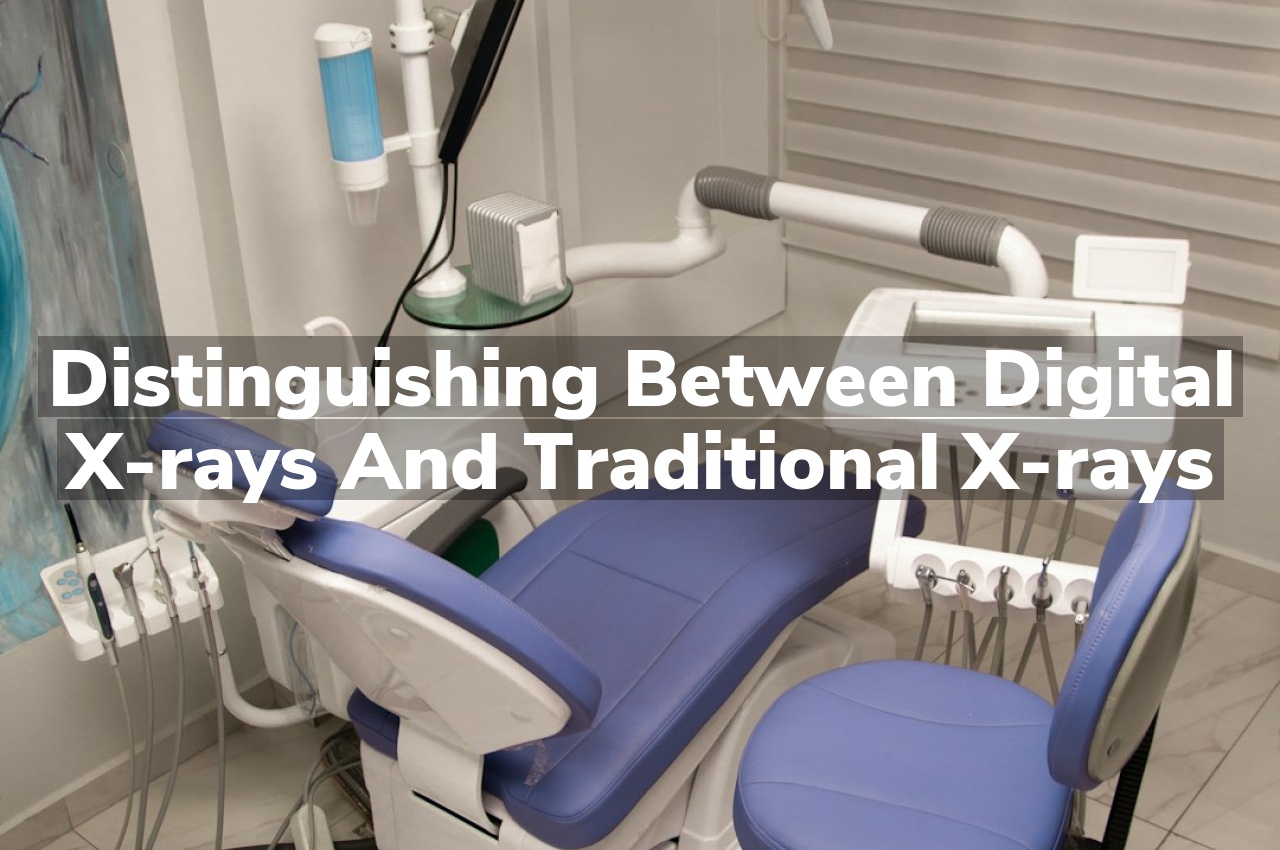 Distinguishing between digital X-rays and traditional X-rays